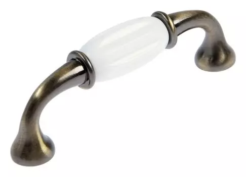 Ручка скоба Cappio, м/о 96 мм, пластик, цвет бронза