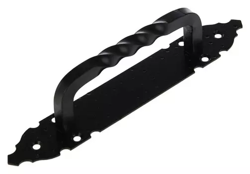 Ручка-скоба декор-2 рс140-s, цвет черный матовый