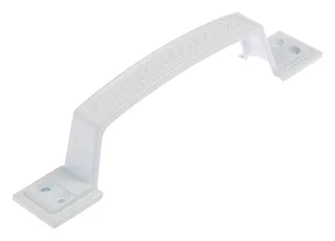 Ручка-скоба дверная, белая