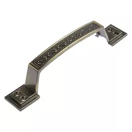 Ручка-скоба дверная, цвет бронза