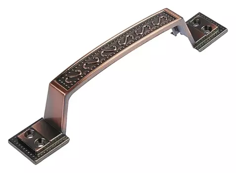 Ручка-скоба дверная, цвет медь