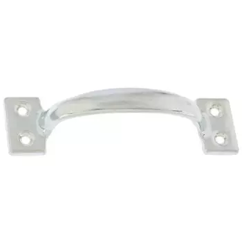 Ручка-скоба рс-120 цельнотянутая, цинк, 5 шт, (Металлист) россия