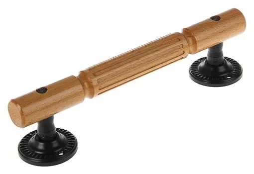 Ручка-скоба винтаж-2 рс250-s, цвет черный матовый