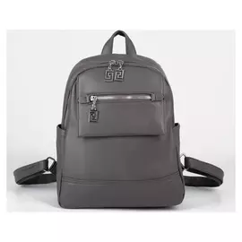 Рюкзак, 2 отдела на молниях, 2 наружных кармана, 2 боковых кармана, цвет серый