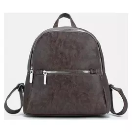 Рюкзак, 2 отдела на молниях, 2 наружных кармана, цвет хаки