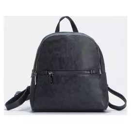 Рюкзак, 2 отдела на молниях, 2 наружных кармана, цвет серый