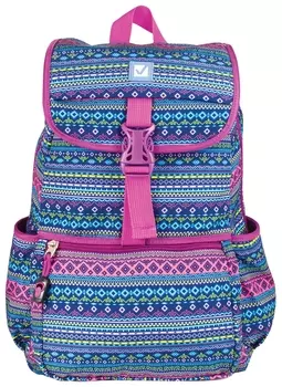 Рюкзак BRAUBERG для старшеклассников/студентов/молодежи, узоры, "Орнамент", 15 литров, 34х25,5х12,5 см