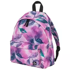 Рюкзак Brauberg универсальный, сити-формат, Flowers, 20 литров, 41х32х14 см, 229884