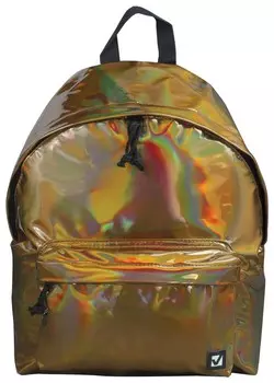 Рюкзак Brauberg универсальный, сити-формат, темно-золотой, "Винтаж", 20 литров, 41х32х14 см, 226422