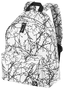 Рюкзак Brauberg универсальный, сити-формат, "Twigs On White", 20 литров, 41х32х14 см, 270794