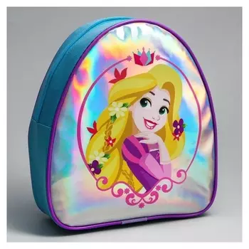 Рюкзак детский через плечо, принцессы: рапунцель