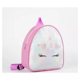 Рюкзак детский, отдел на молнии, цвет розовый, «Единорог»