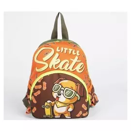 Рюкзак детский, отдел на молнии, наружный карман, 2 боковых кармана, цвет коричневый