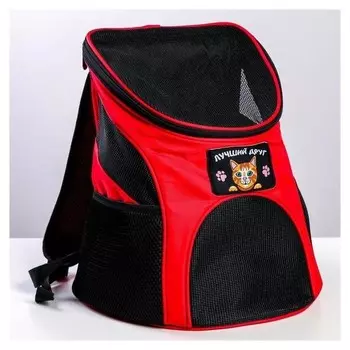 Рюкзак для переноски животных "Лучший друг" 31*23*30 см