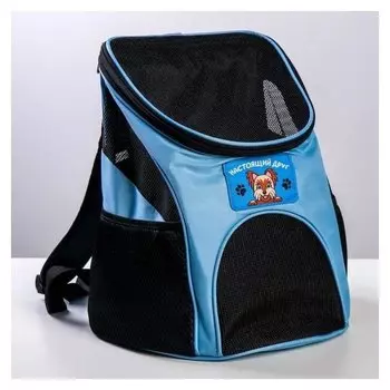 Рюкзак для переноски животных "Настоящий друг" 31*23*30 см