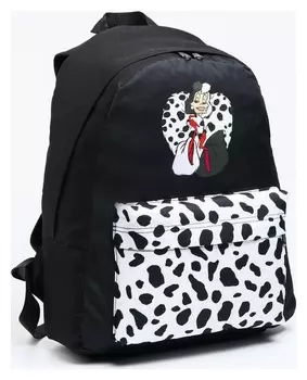 Рюкзак молод злодейки, 33*13*37, отд на молнии, н/карман, черный