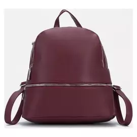 Рюкзак, отдел на молнии, наружный карман, цвет красный