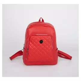 Рюкзак, отдел на молнии, наружный карман, цвет красный