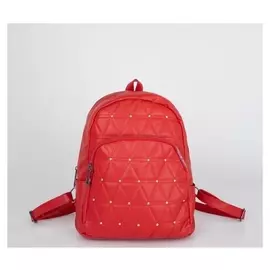 Рюкзак, отдел на молнии, наружный карман, цвет красный