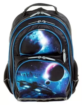 Рюкзак школьный с эргономичной спинкой Космос
