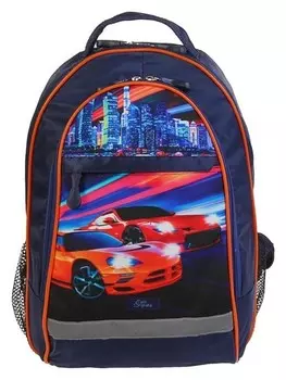 Рюкзак школьный с эргономичной спинкой Тачки