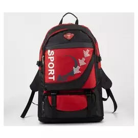 Рюкзак шон,35*16*60/30, отд на молнии, 4 н/кармана, красный