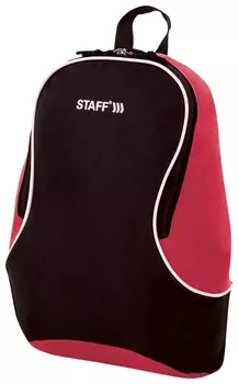 Рюкзак Staff Flash универсальный, черно-красный, 40х30х16 см, 270296