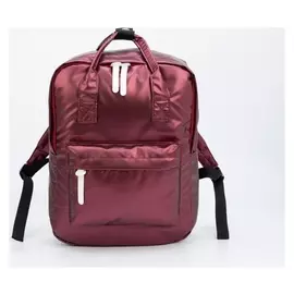 Рюкзак-сумка, отдел на молнии, наружный карман, цвет бордовый