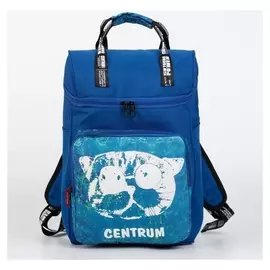 Рюкзак-сумка, отдел на молнии, наружный карман, цвет синий