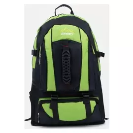 Рюкзак туристический, 28/30 л, 4 наружных кармана, цвет зелёный