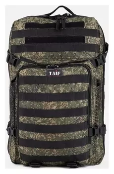 Рюкзак туристический, 35 л, отдел на молнии, 2 наружных кармана, цвет камуфляж/зелёный