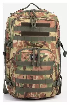 Рюкзак туристический, 40 л, отдел на молнии, 2 наружных кармана, цвет коричневый/камуфляж