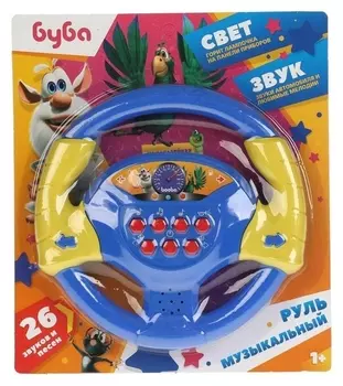 Руль электронный «Буба», световые и звуковые эффекты