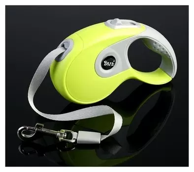 Рулетка Diil, 3 м, до 10 кг, лента, прорезиненная ручка, зеленая с серым