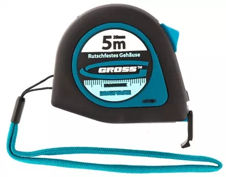 Рулетка "Ergonomisch", 5 м X 25 мм, магнитный обрезиненный зацеп