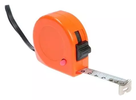 Рулетка Lom, пластиковый корпус, 5 м х 19 мм