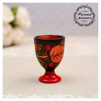 Рюмка «Ягодка», маленькая, 4×6 см, хохлома