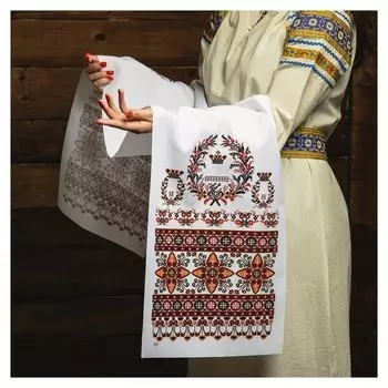 Рушник «Орнамент. короны», 150х36 см