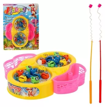 Рыбалка «Бабочка»: 18 рыбок, 2 удочки, заводная