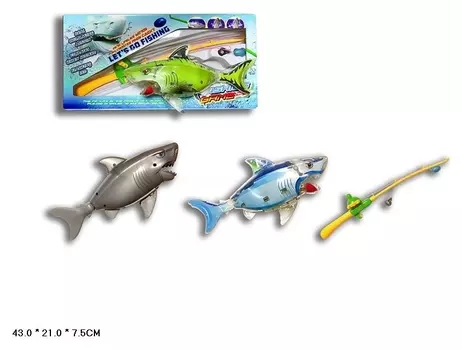 Рыбалка магнитная С подвижной акулой