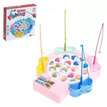 Рыбалка «Маленькие рыбки» 15 рыбок, 4 удочки