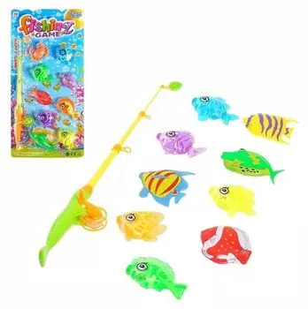 Рыбалка «Морские жители» 9 рыбок, 1 удочка