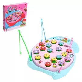 Рыбалка «Поймай цветочек», 17 цветков, 3 удочки