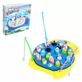 Рыбалка «Поймай пингвина» 17 пингвинов, 3 удочки