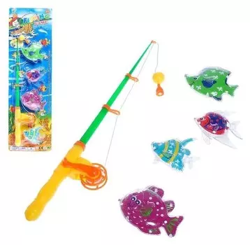 Рыбалка "Радужные рыбки" 4 рыбки