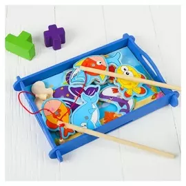 Рыбалка "Водный мир", 12 элементов, 2 удочки