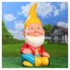 Садовая фигура "Гном йог", разноцветный, 44 см