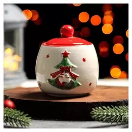 Сахарница доляна «Новогодние помощники», 350 мл