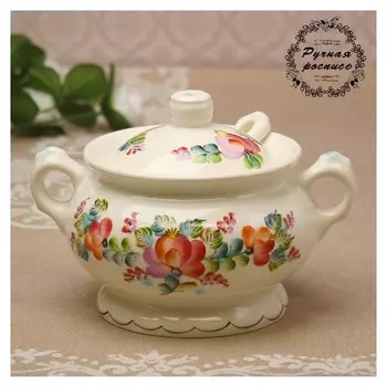 Сахарница «Гости» с ложкой