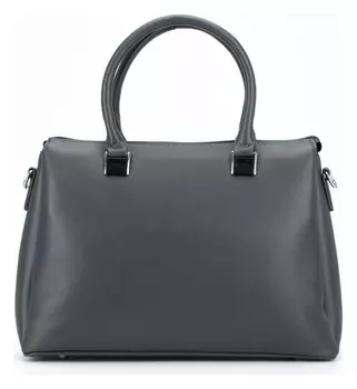 Саквояж, 3 отдела на молнии, наружный карман, цвет серый